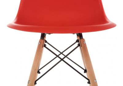 Стул деревянный Eames PC-015 красный фото Стул деревянный Eames PC-015 красный. Фото