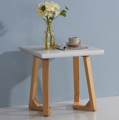 Стол журнальный J1692C Белый/Ясень. Фото