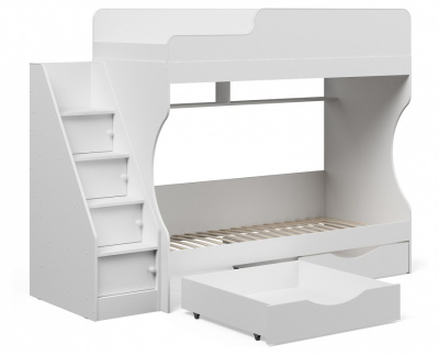 Кровать двухъярусная Р443, белый. Фото №3