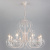 Подвесная люстра Eurosvet Alda 3305/8 белый с золотом/прозрачный хрусталь Strotskis фото Подвесная люстра Eurosvet Alda 3305/8 белый с золотом/прозрачный хрусталь Strotskis. Фото №2