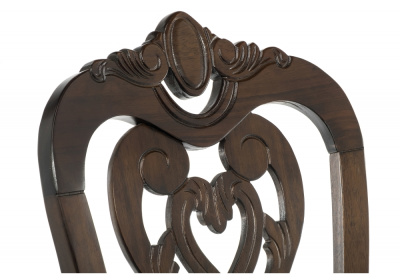 Стул деревянный Rosi cappuccino / brown. Фото