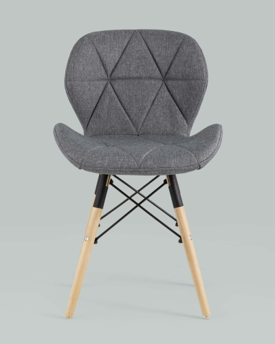 Стул Бон рогожка темно-серый. Фото №5