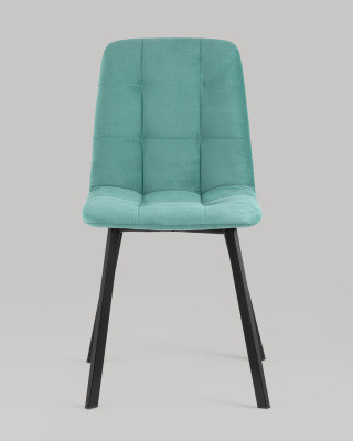Стул Oliver Square велюр мятный. Фото