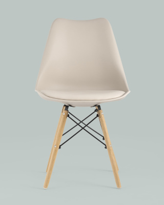 Стул Eames Soft бежевый фото Стул Eames Soft бежевый. Фото №5