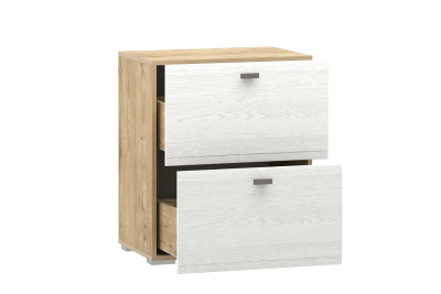 Тумба Snow wood НМ 011.87-02, Белое дерево, Дуб Бунратти фото Тумба Snow wood НМ 011.87-02, Белое дерево, Дуб Бунратти. Фото №2