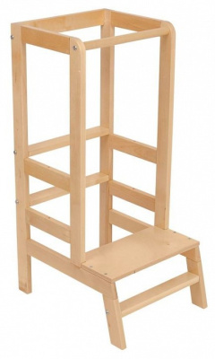 Подставка детская Polini Kids Step, коричневый. Фото №4