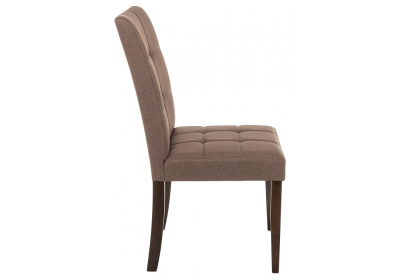 Стул деревянный Madina dark walnut / fabric brown фото Стул деревянный Madina dark walnut / fabric brown. Фото №3