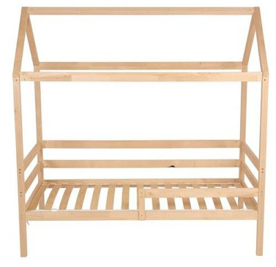 Кровать-домик Polini Kids Simple, коричневый фото Кровать-домик Polini Kids Simple, коричневый. Фото №4